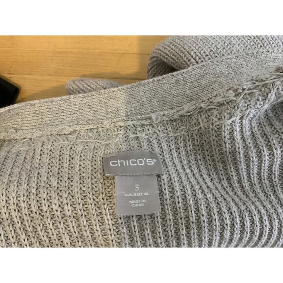 Chico's Beaded Cardigan Sweater - Picture 4 of 5